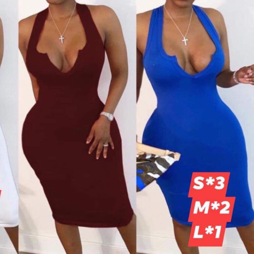 Blue dress